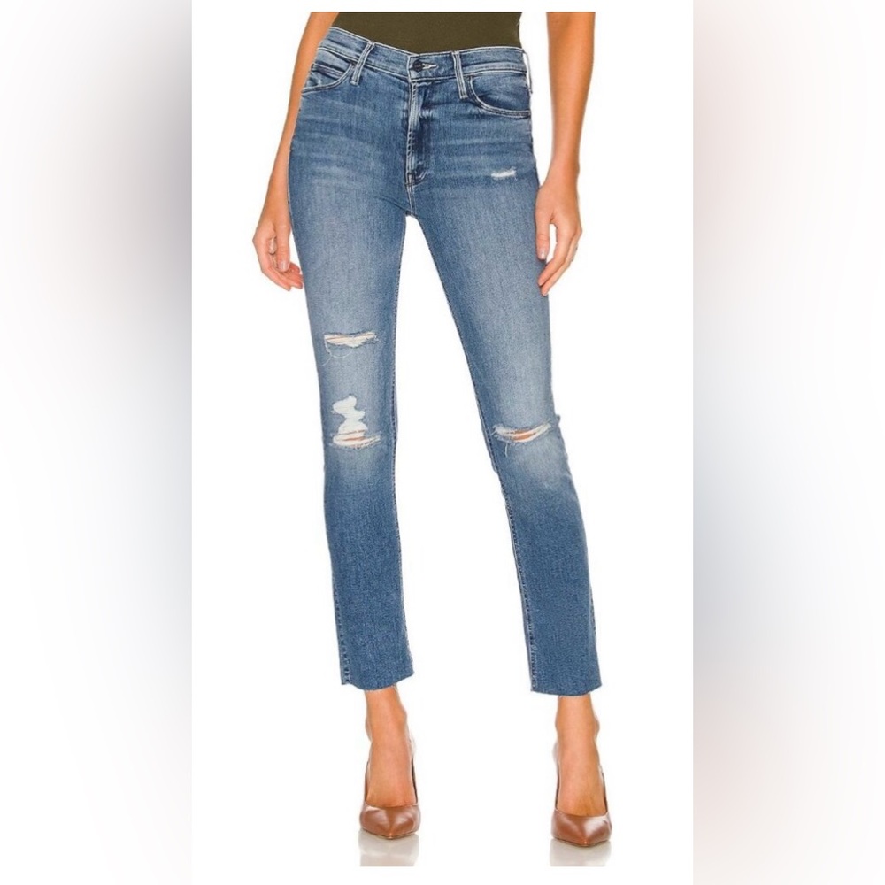 MOTHER The Mid-Rise Dazzler Ankle Fray Weekend Warrior 28